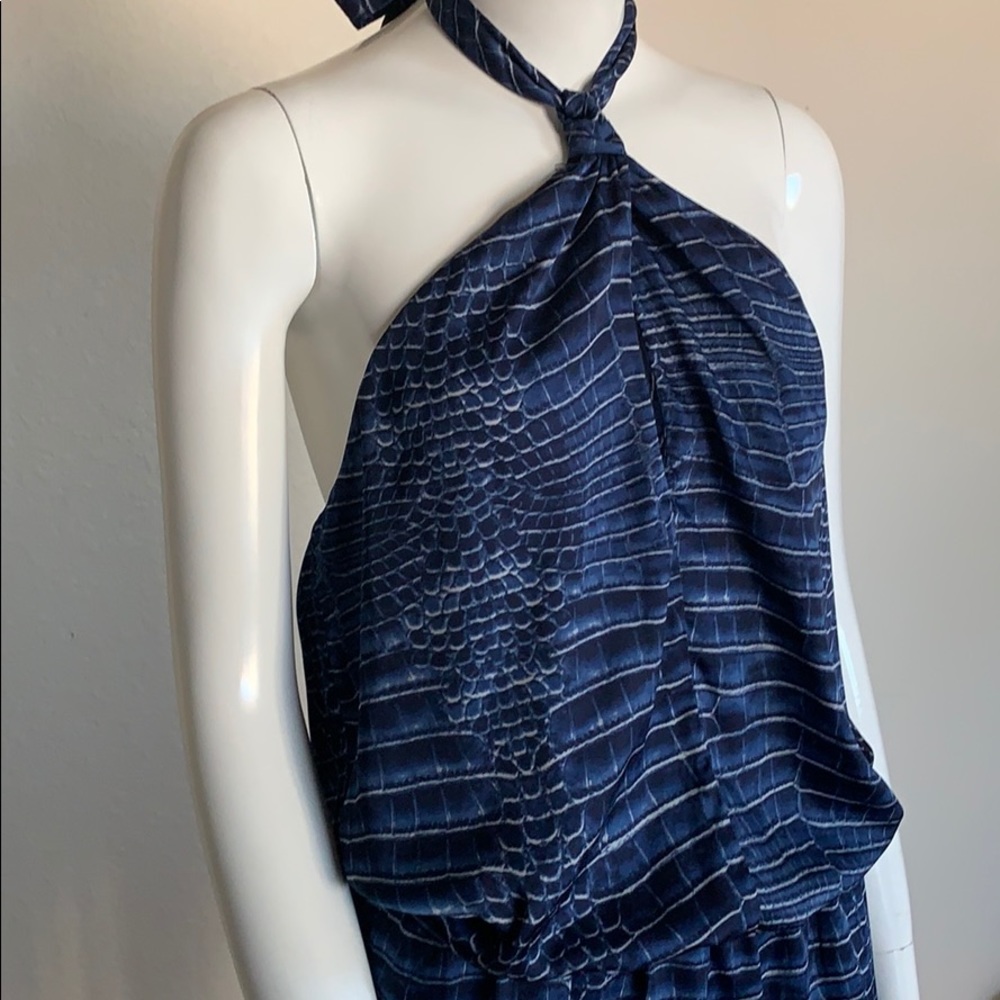 BCBG Maxazria Jumper short Halter Top Sleeveless - Picture 3 of 8